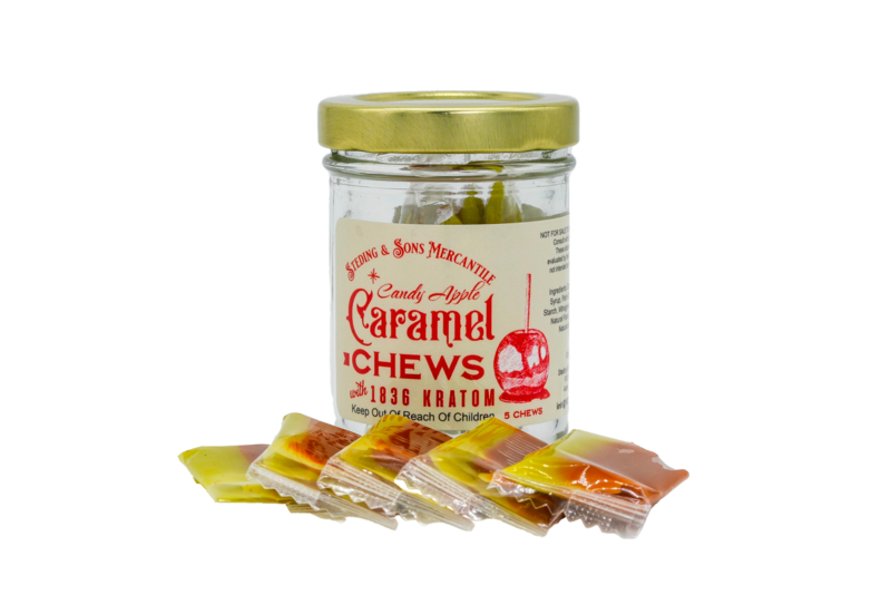 *1836 Kratom Candy Apple Caramel Chews*