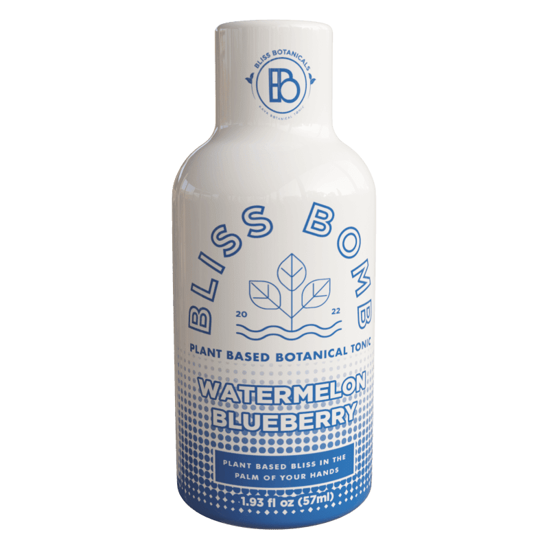 *Bliss Bomb Kava Kratom Tonics - Blueberry Watermelon*